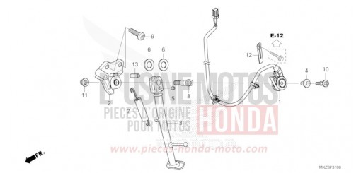 SIDE STAND CBR600R3R de 2024